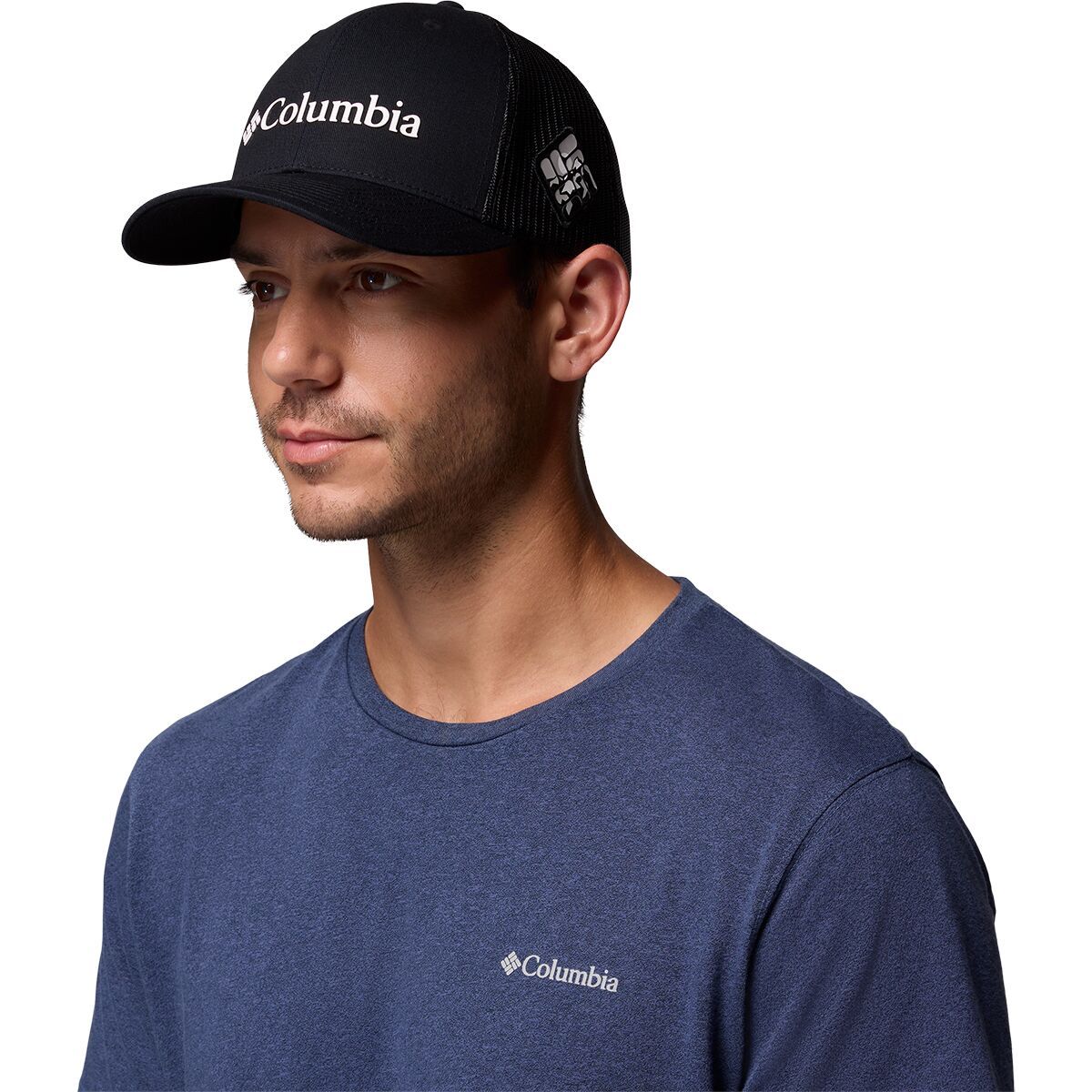 Image of Columbia Mesh Snapback Hat - Men's Black, One Size