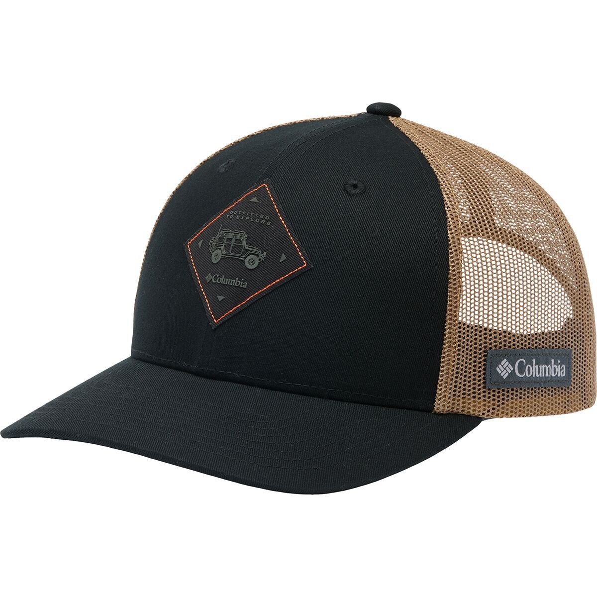 Columbia Mesh Snapback Hat - Men's Black/Overlander, One Size