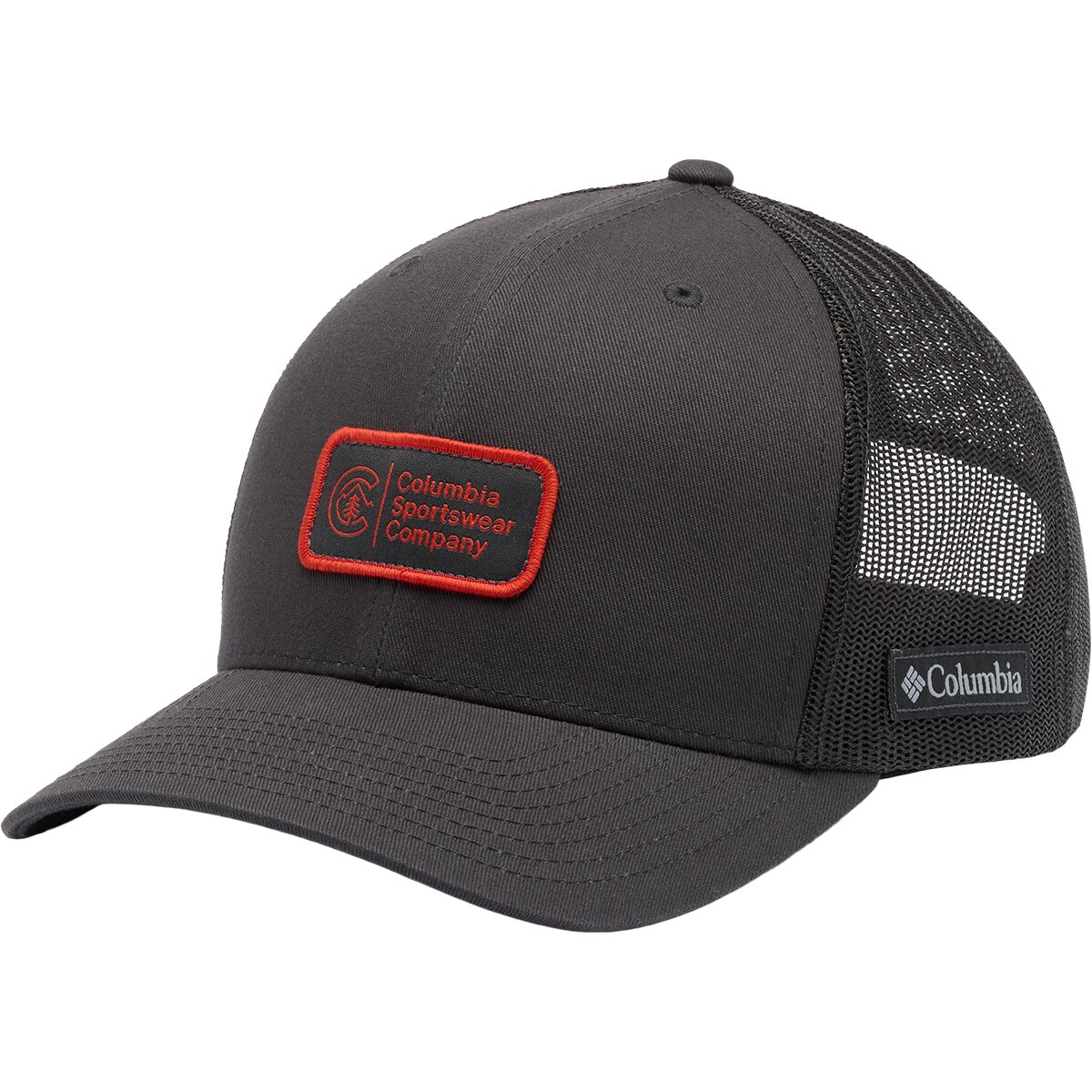 Image of Columbia Mesh Snapback Hat - Men's Shark/Columbia C-Tree Wide, One Size