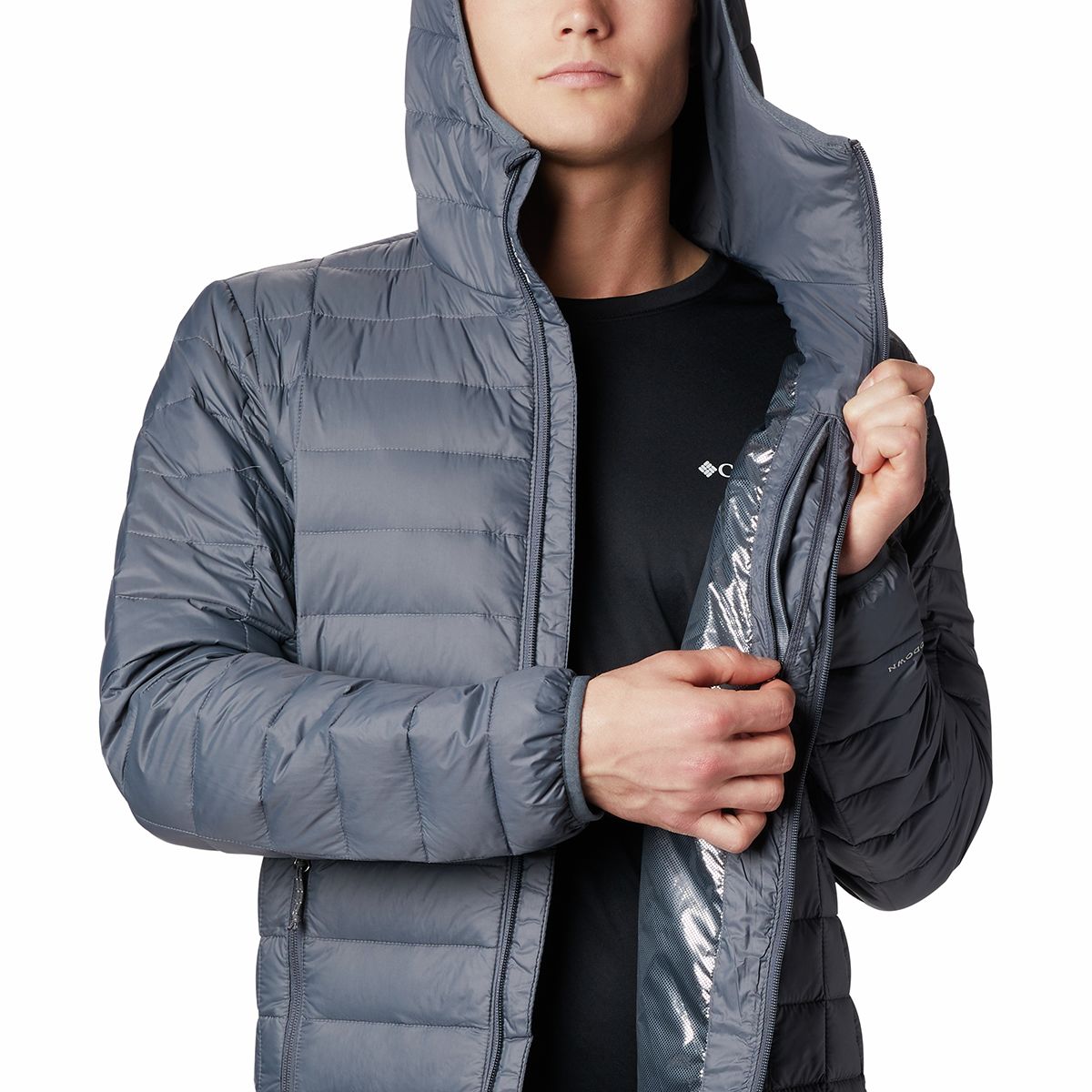 Columbia Voodoo Falls 590 Turbodown Giacca Invernale Uomo, Nylon Impermeabile E Isolamento TurboDown