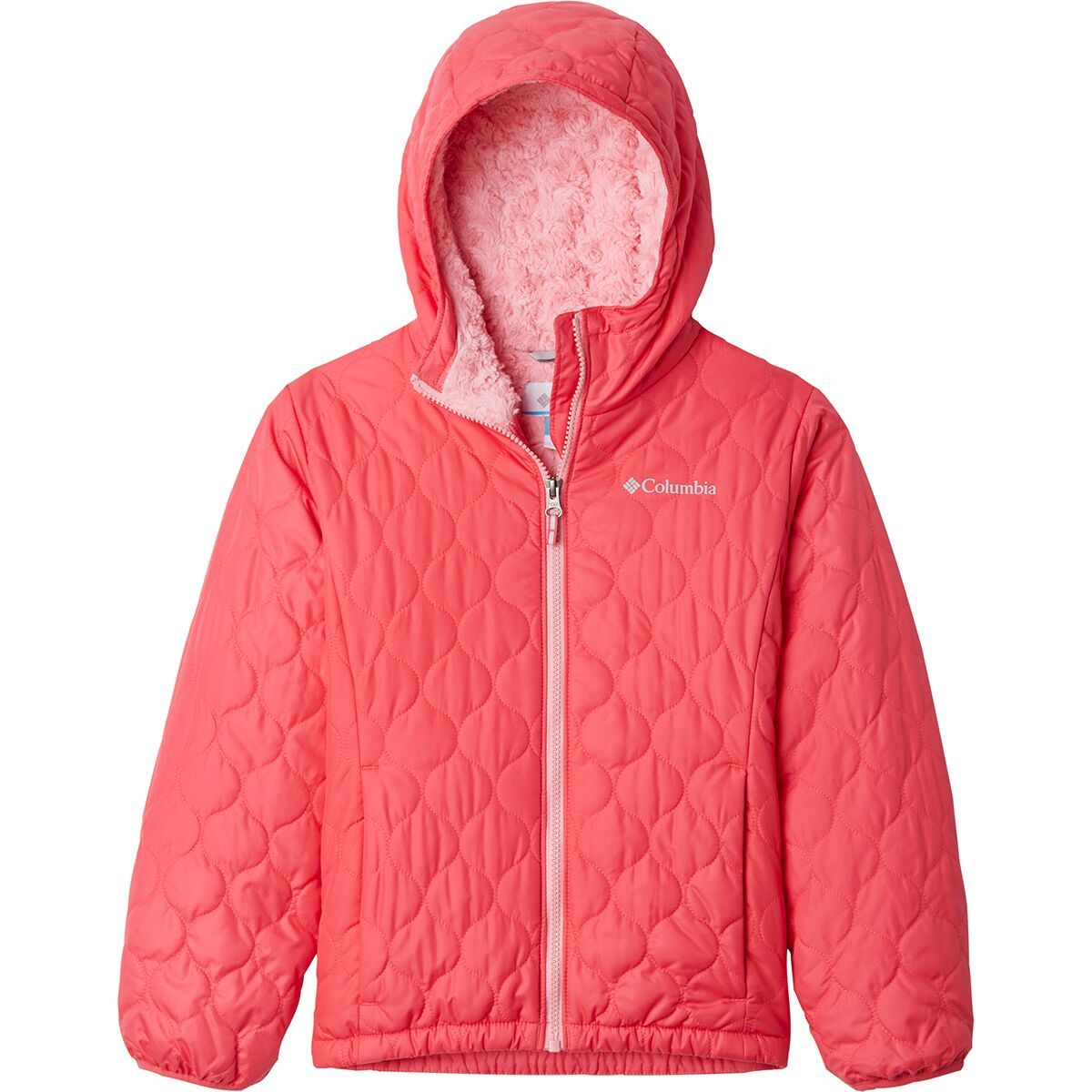 Columbia Bella Plush Jacket - Girls' Bright Geranium, XL