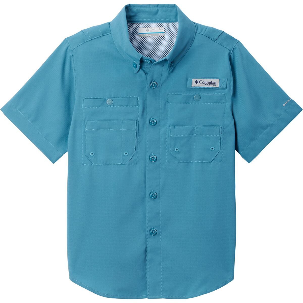 Columbia Tamiami Short-Sleeve Shirt - Boys' Canyon Blue, L