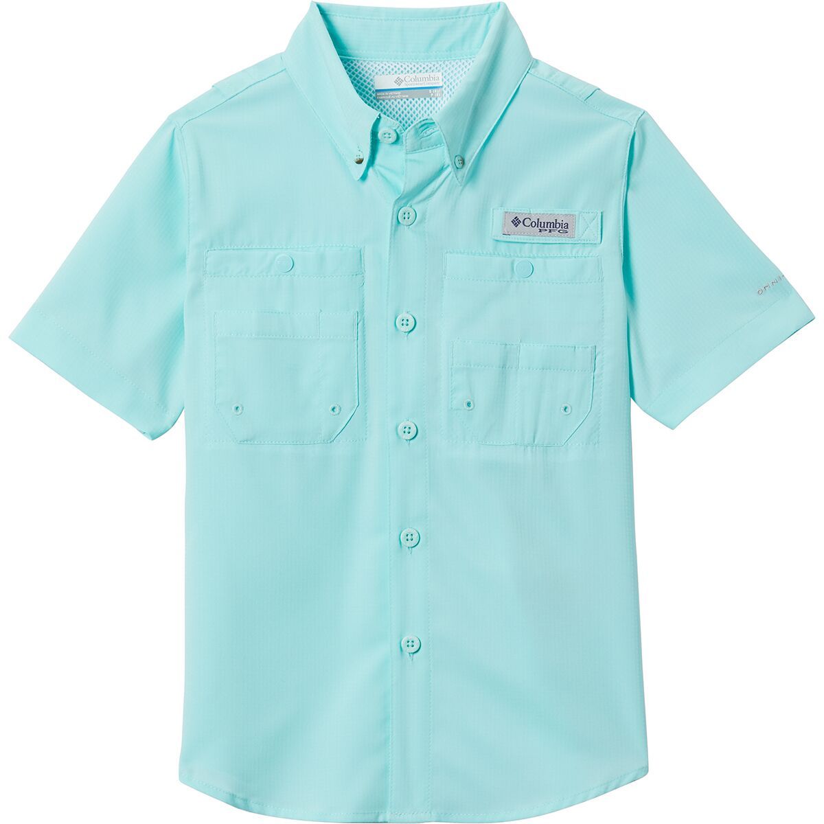 Columbia Tamiami Short-Sleeve Shirt - Boys' Gulf Stream, XS