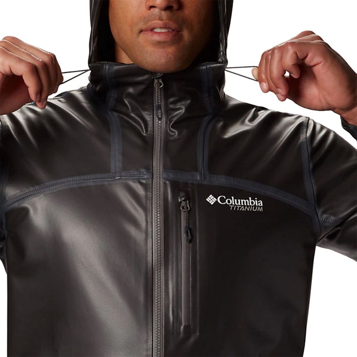 columbia outdry ex stretch hooded shell