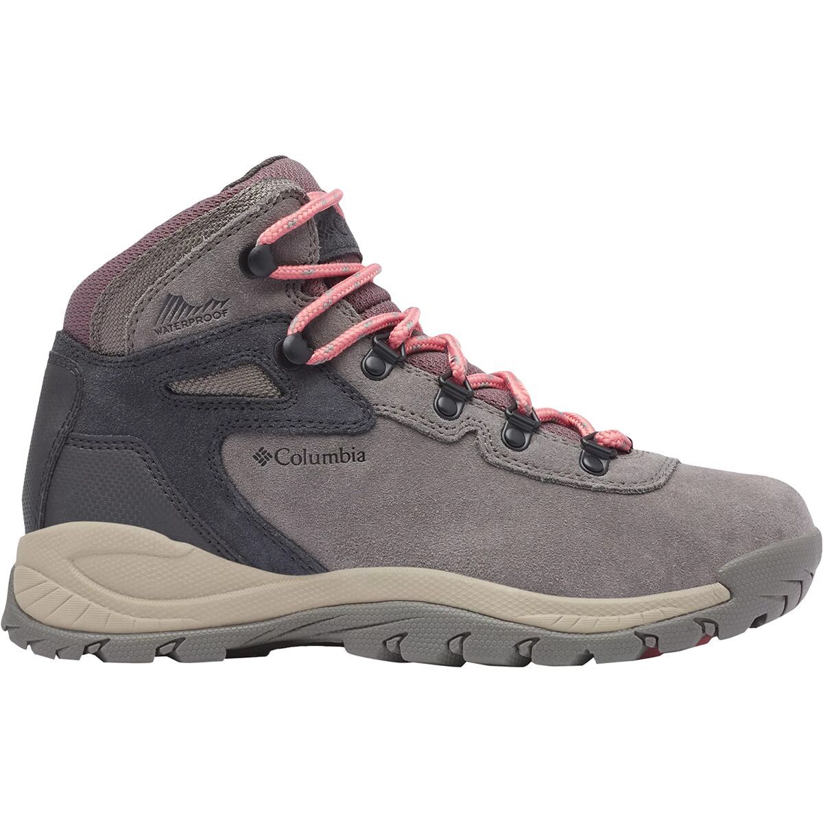 Image of Columbia Newton Ridge Plus Waterproof Amped Hiking Boot - Women's Stratus/Canyon Rose2, 10.0