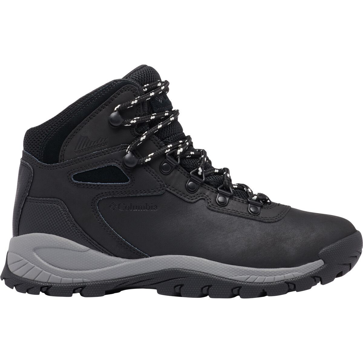 Image of Columbia Newton Ridge Plus Hiking Boot - Women's Black/Chalk2, 8.0