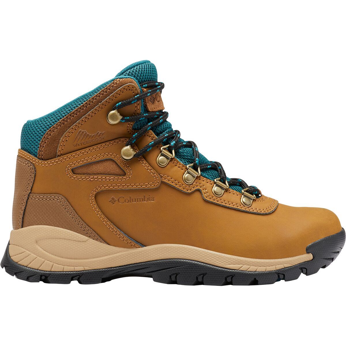 Image of Columbia Newton Ridge Plus Hiking Boot - Women's Elk/River Blue2, 9.0