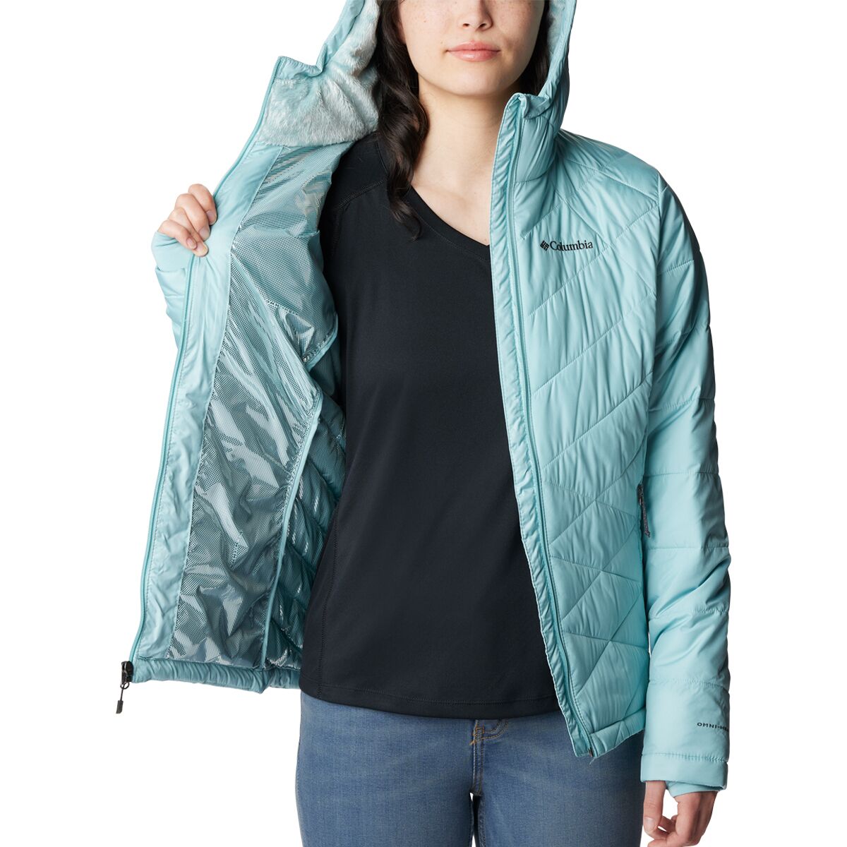 Columbia mighty lite hooded plush jacket outlet