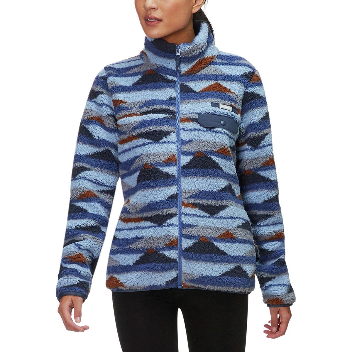 womens columbia mountain side fleece