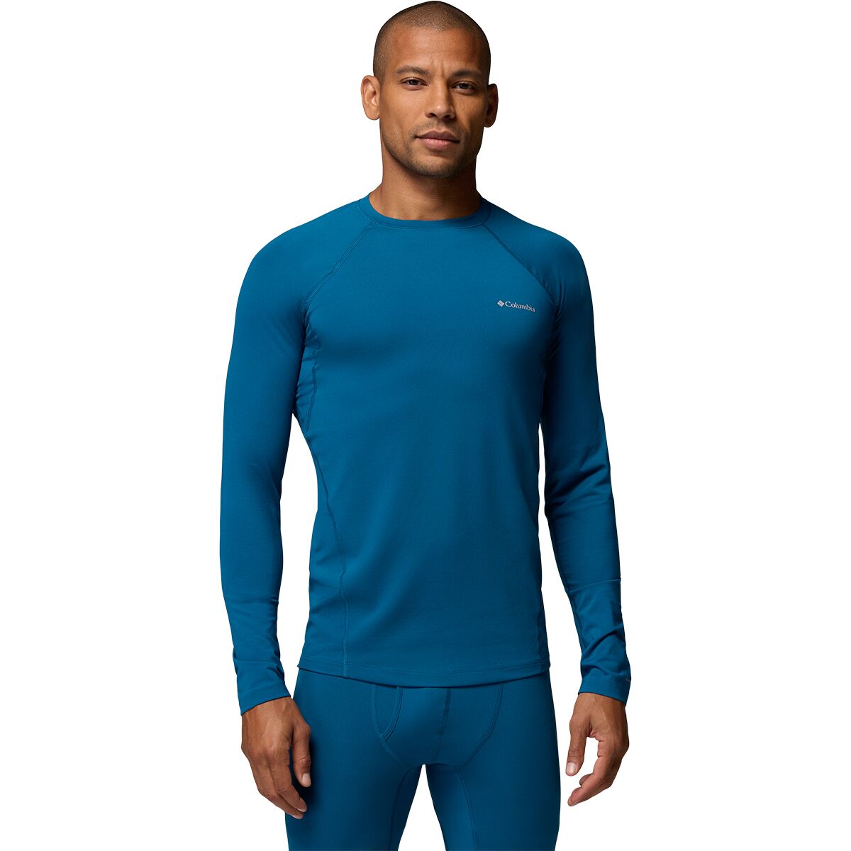 Image of Columbia Midweight Stretch Long-Sleeve Top - Men's Phoenix Blue, M