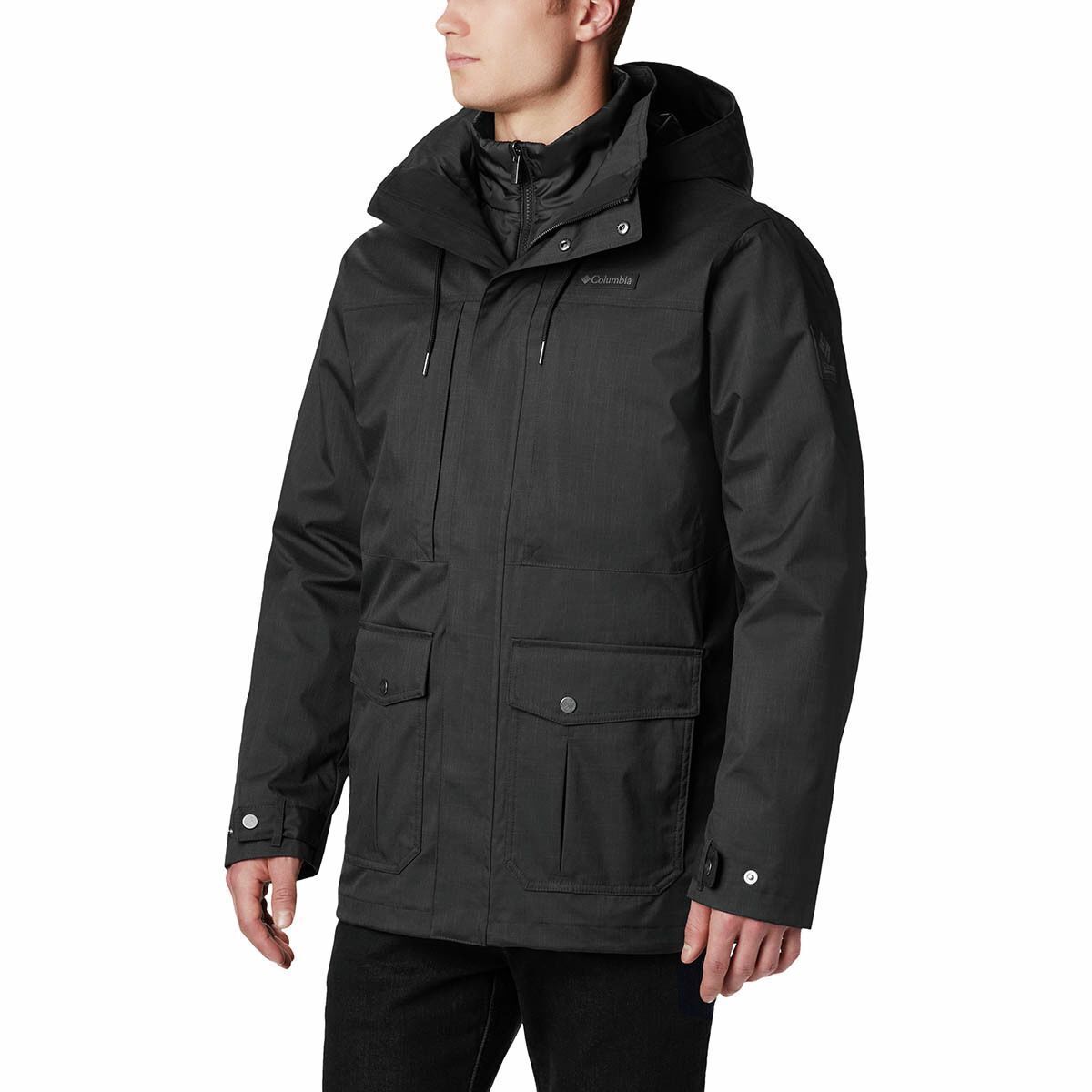 Columbia Horizons Pine Interchange Jacket - Men's Black, L