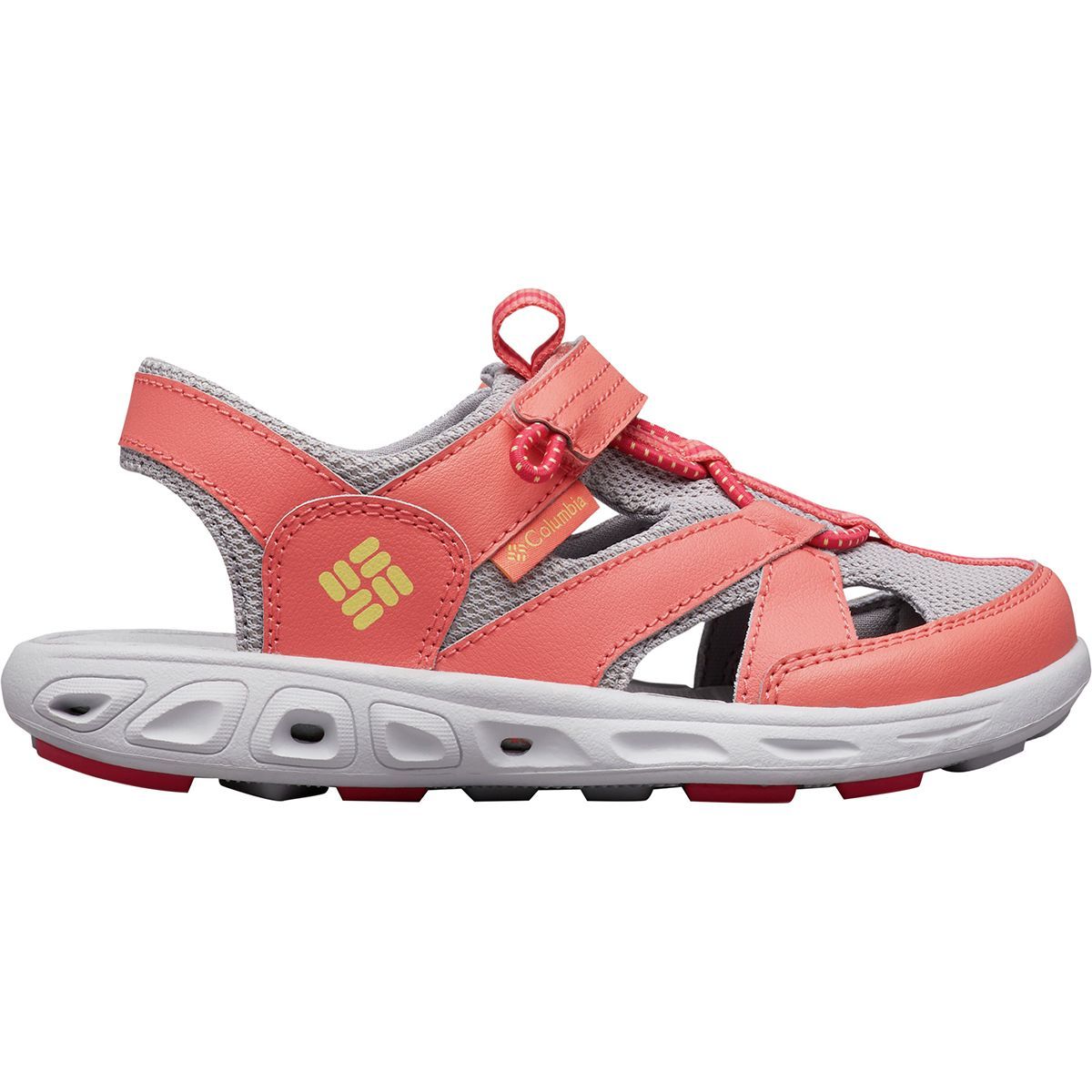 Columbia Techsun Wave Water Shoe - Little Girls' Hot Coral/Sweet Corn, 11.0