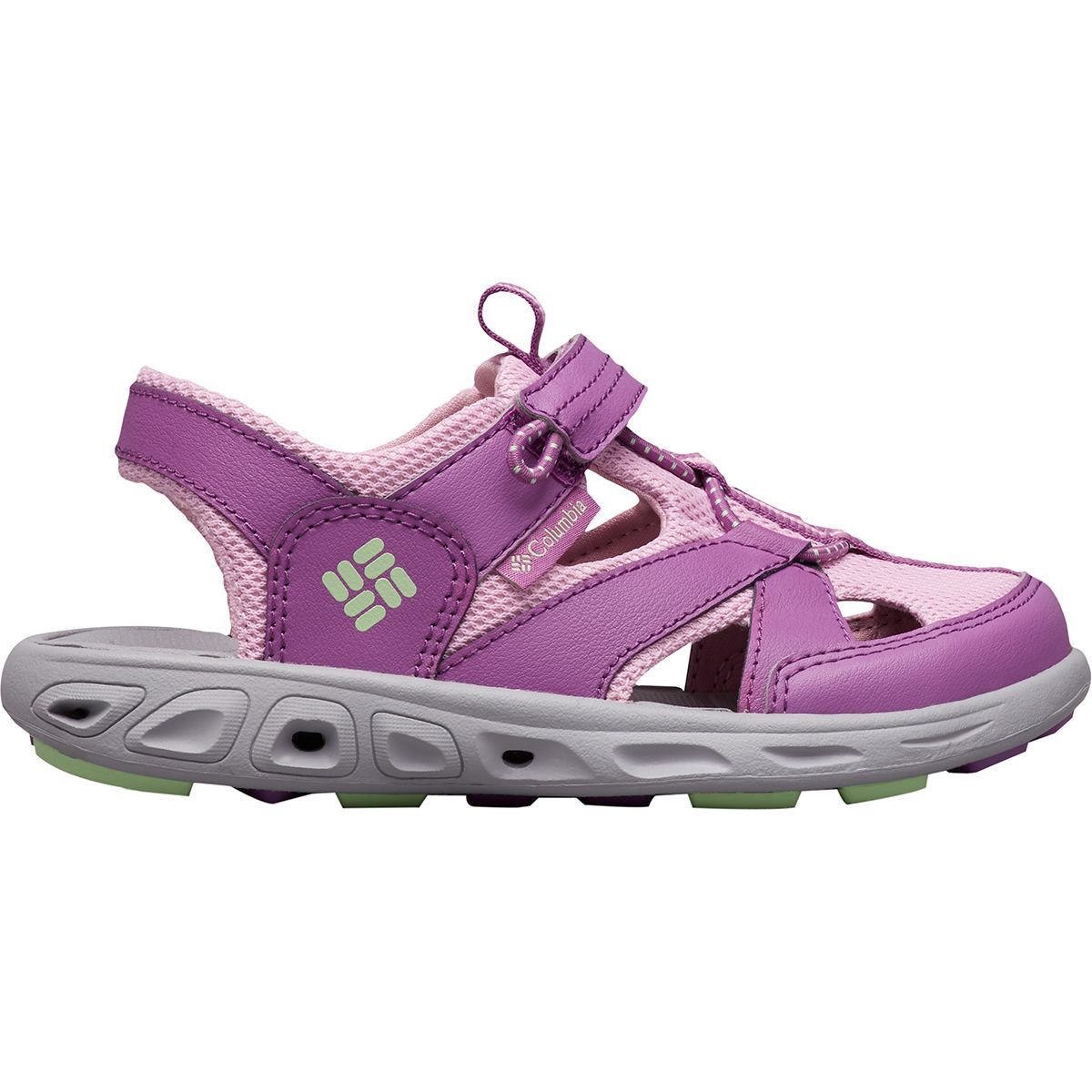 Columbia Techsun Wave Water Shoe - Little Girls' Northern Lights/Key West, 9.0