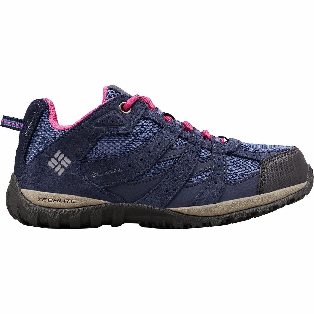 Columbia Redmond Waterproof Shoe - Toddler Girls' Bluebell/Pink Ice, 13.0