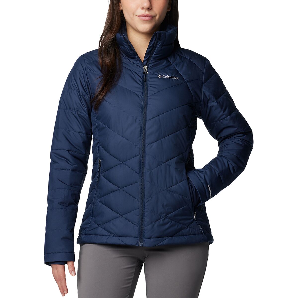 Image of Columbia Heavenly Jacket - Women's Collegiate Navy, 1X