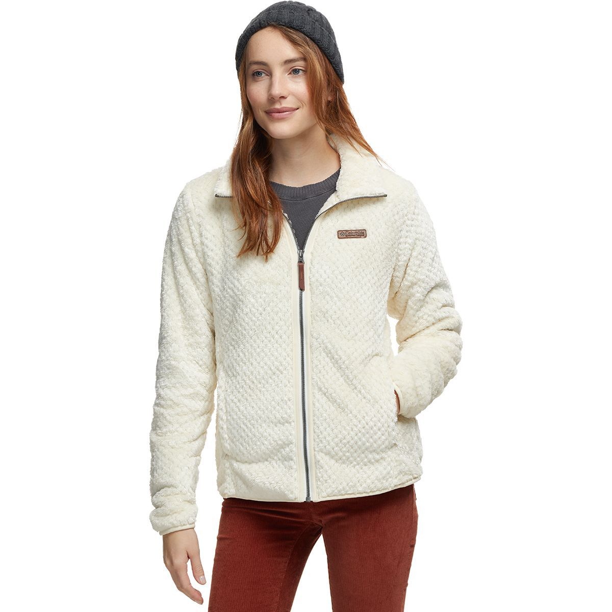 Image of Columbia Fire Side II Sherpa Jacket - Women's Chalk, XS