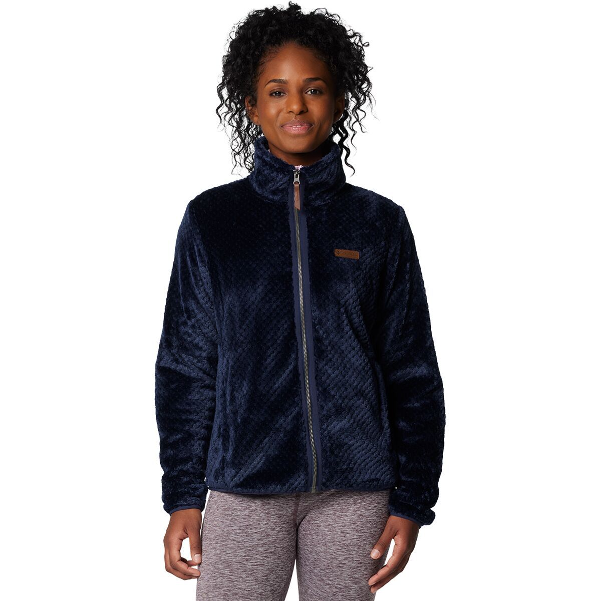 Image of Columbia Fire Side II Sherpa Jacket - Women's Collegiate Navy, XS