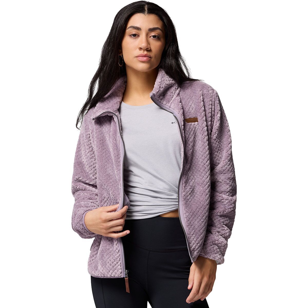 Image of Columbia Fire Side II Sherpa Jacket - Women's Shale Purple, XS
