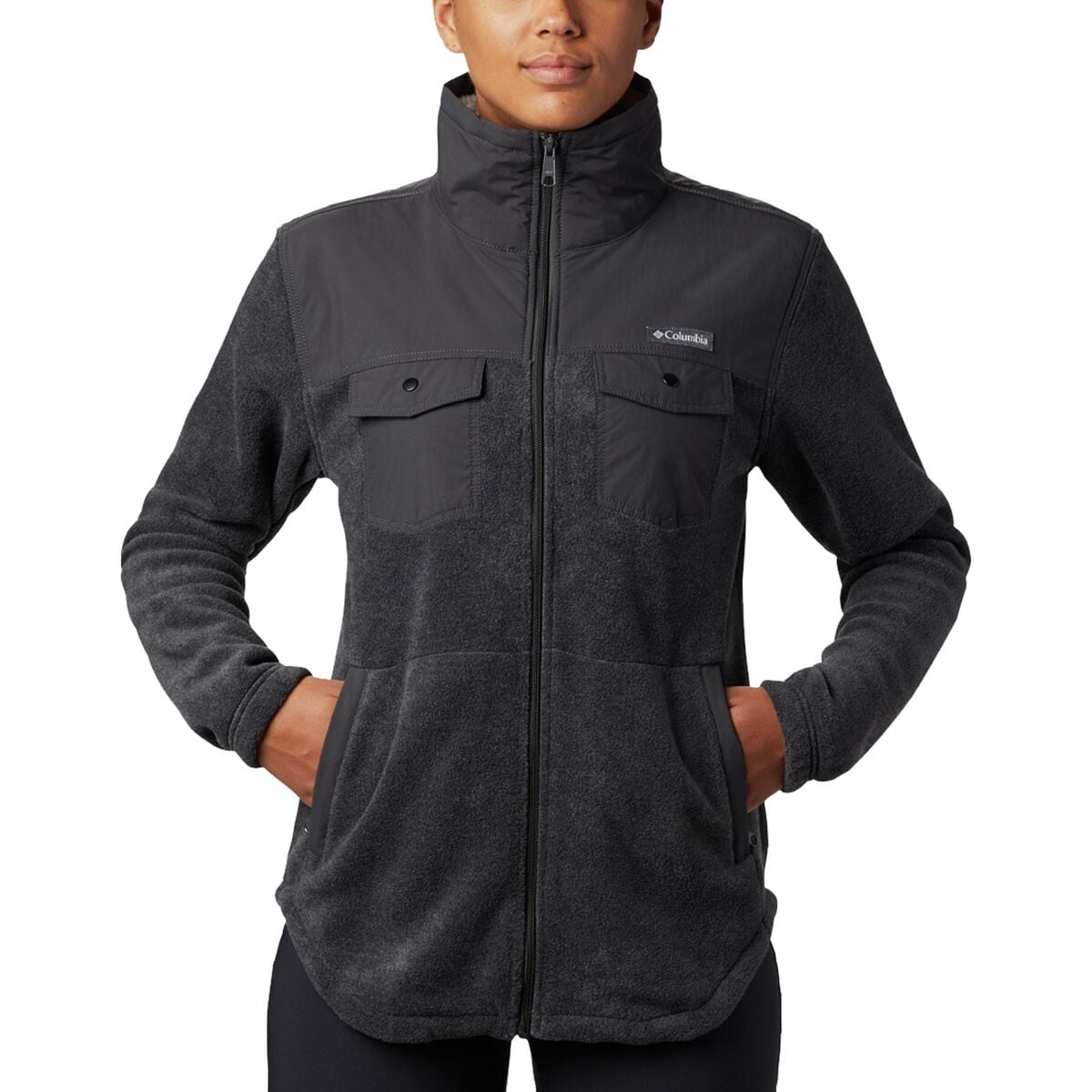 columbia benton springs overlay fleece jacket