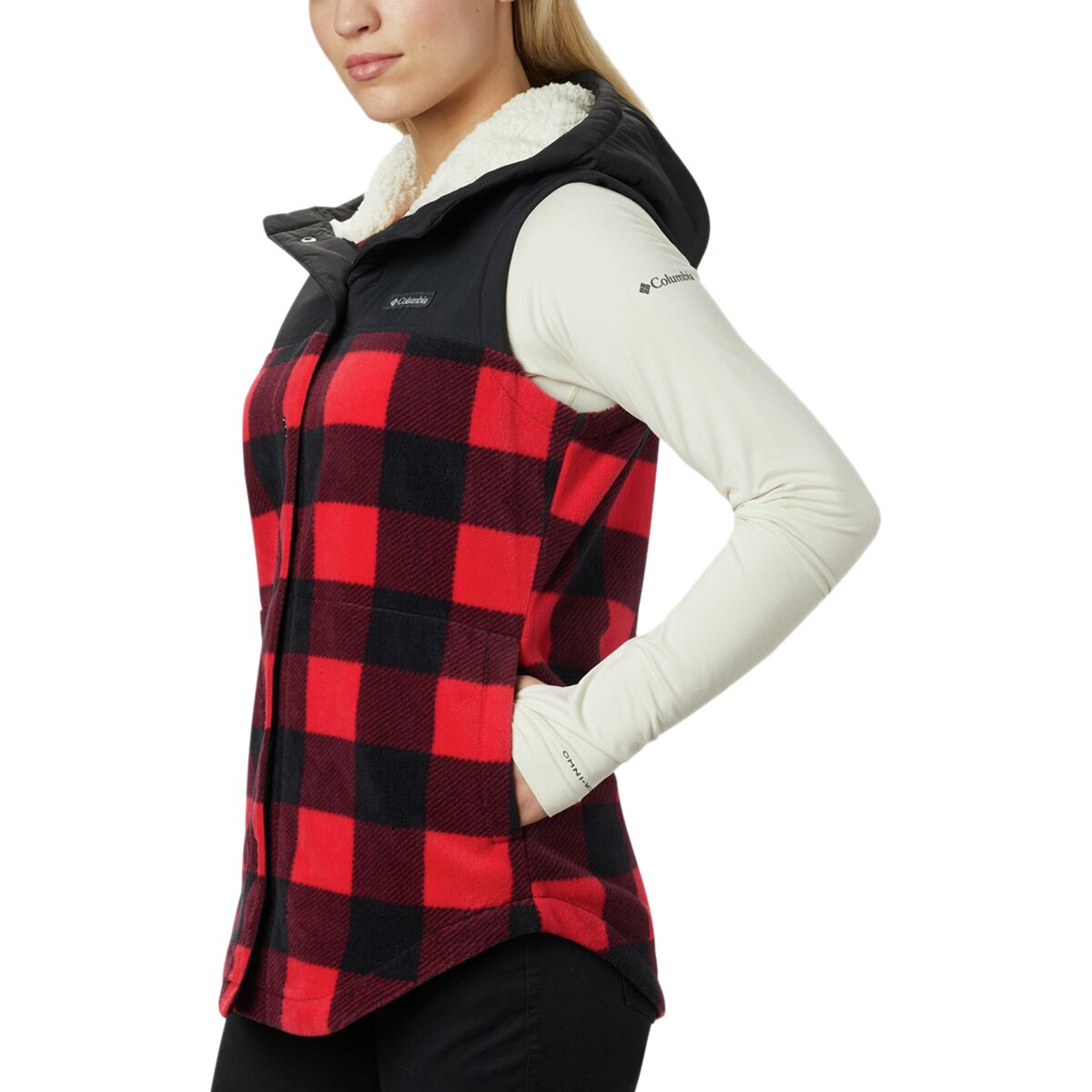 columbia benton springs fleece jacket plaid