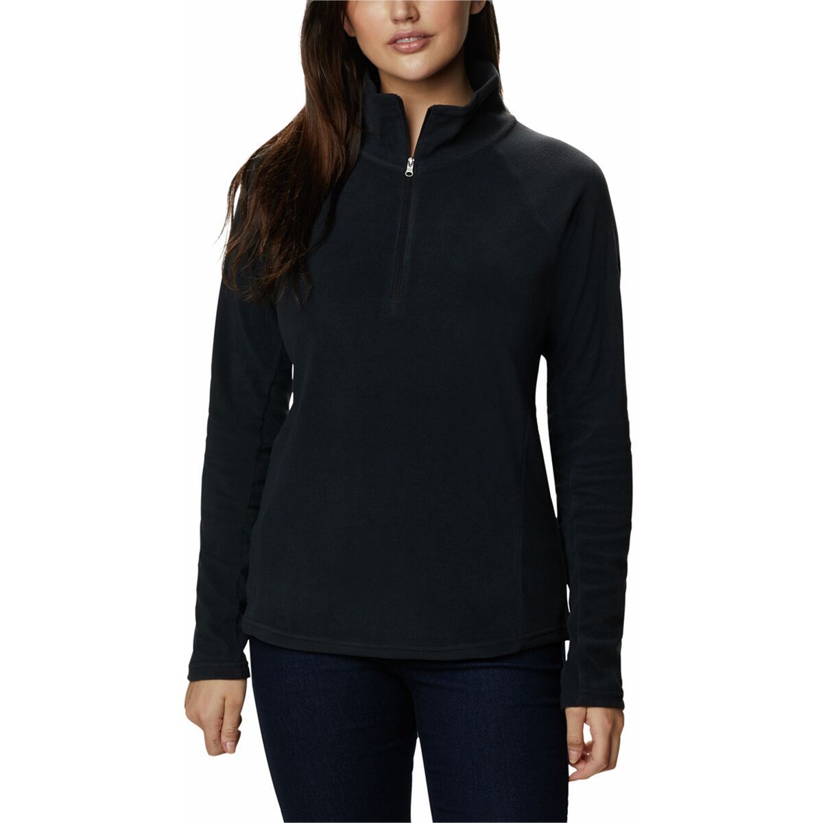Image of Columbia Glacial Fleece IV 1/2-Zip Top - Women's Black, L