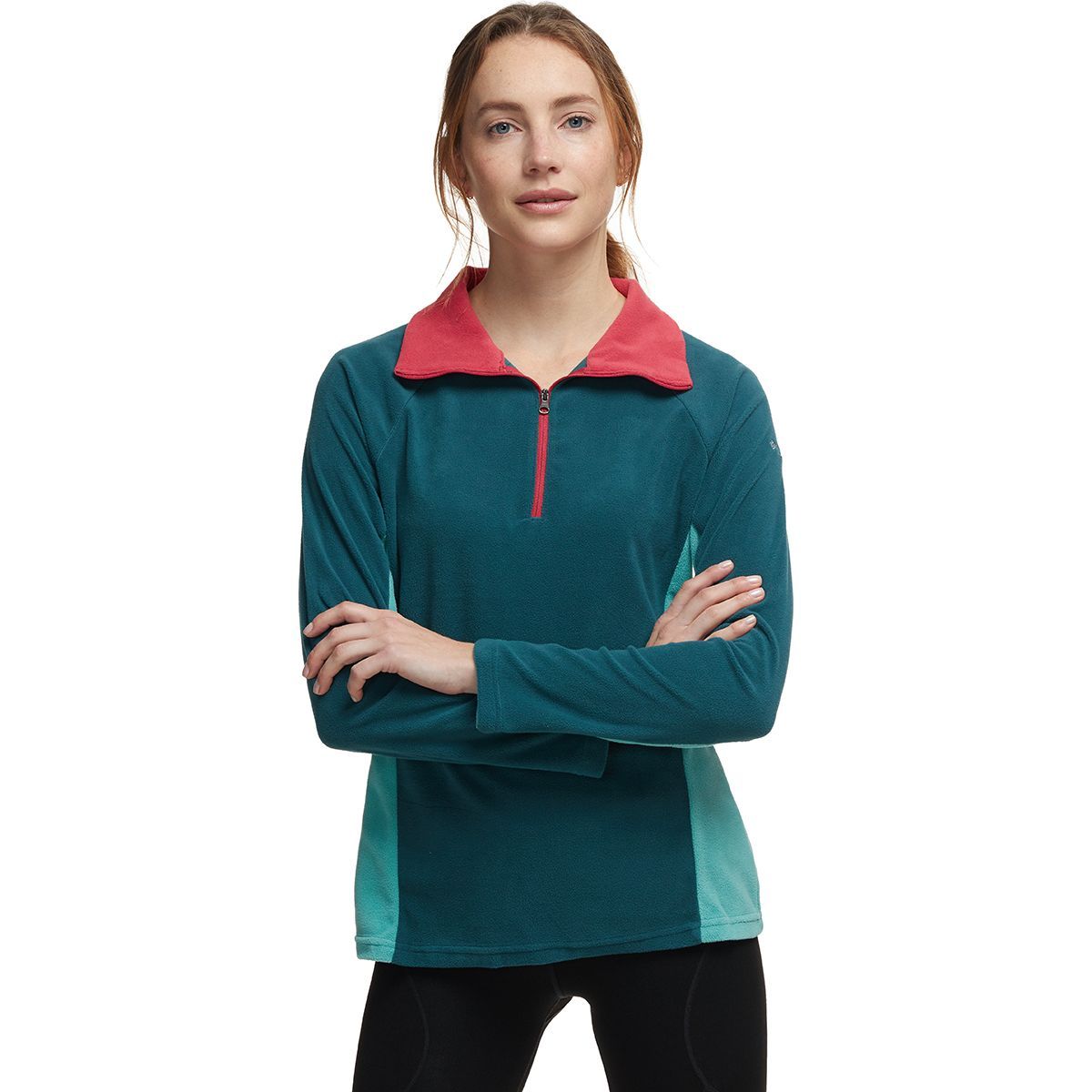 Columbia Glacial Fleece IV 1/2-Zip Top - Women's Dark Seas/Copper Ore, L