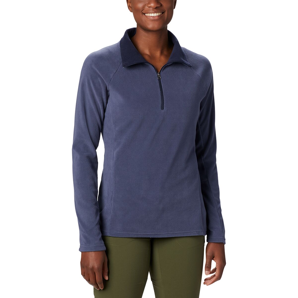 Image of Columbia Glacial Fleece IV 1/2-Zip Top - Women's Nocturnal, L