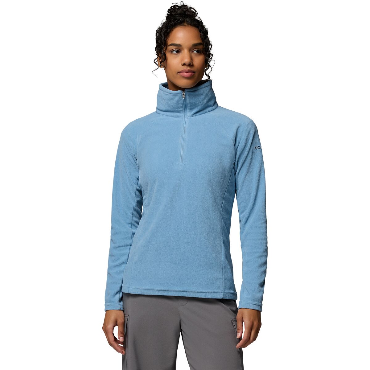 Image of Columbia Glacial Fleece IV 1/2-Zip Top - Women's Rainy Day, XL