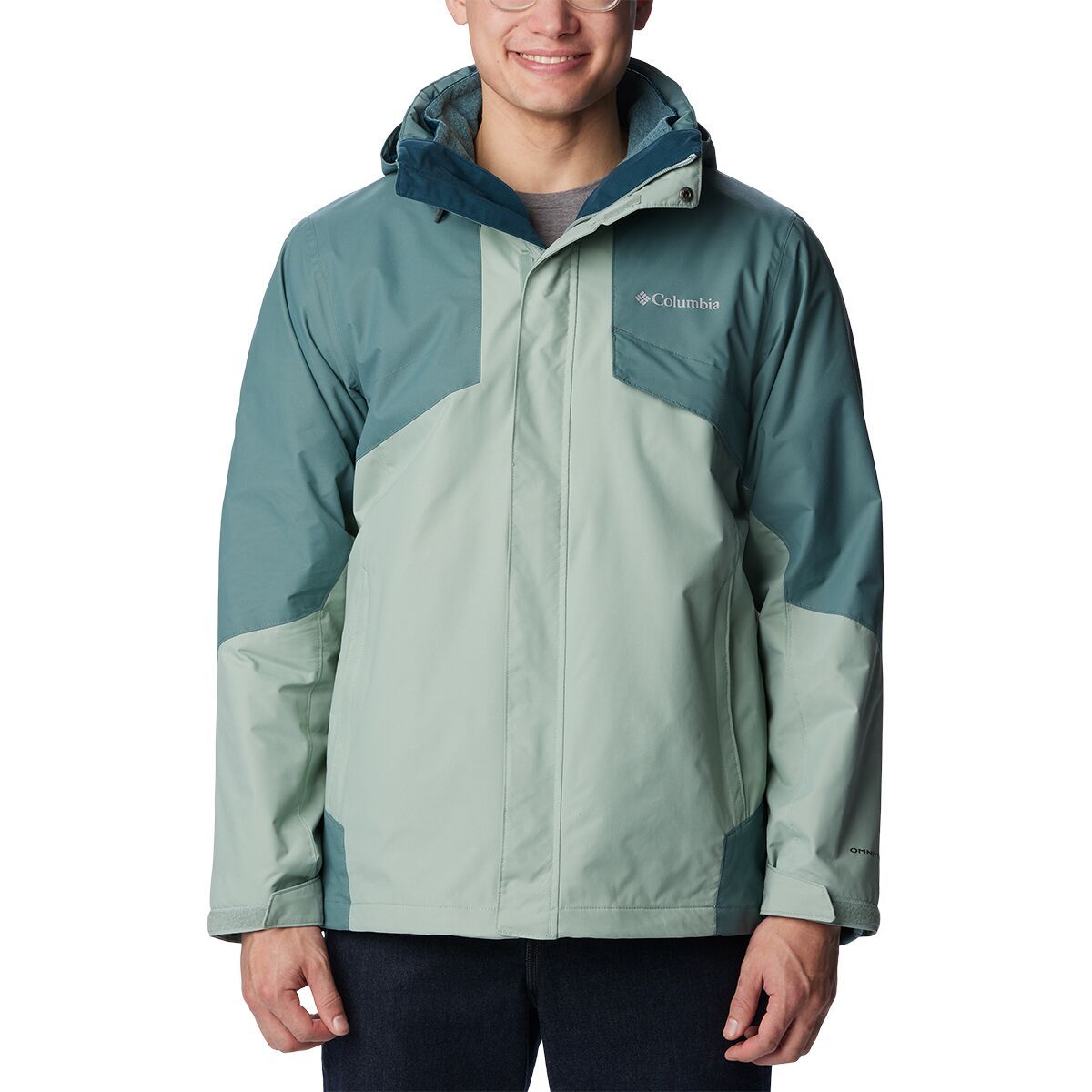 Columbia Bugaboo II Interchange Jacket - Men's Niagara/Metal, XL