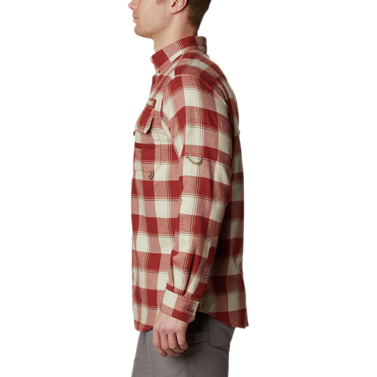 Columbia Men's Sharptail Flannel Shirt - 100% Cotton Hunting & Casual Shirt With Utility Pocket