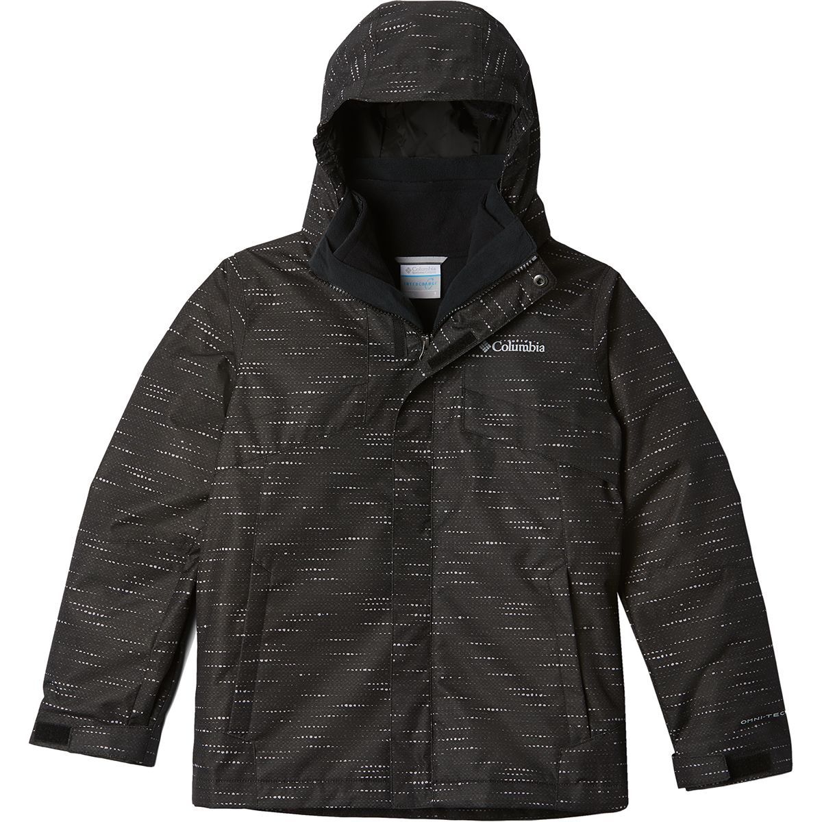 Columbia Bugaboo II Interchange Parka - Boys' Black Tweed, XXS