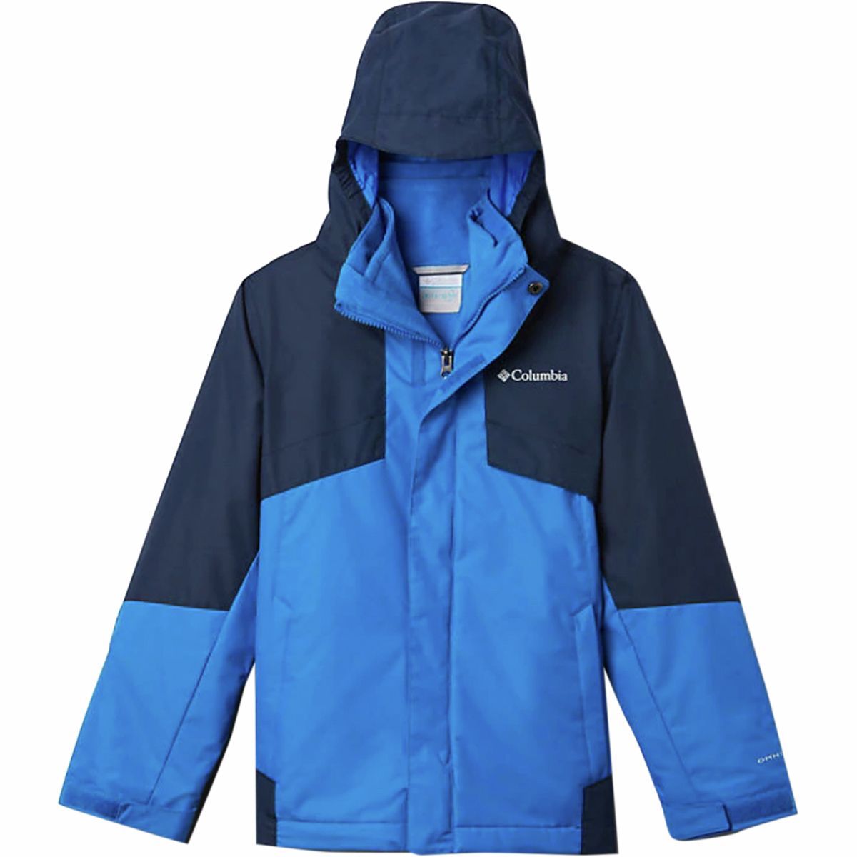 Columbia Bugaboo II Interchange Parka - Boys' Super Blue/Collegiate Navy, L