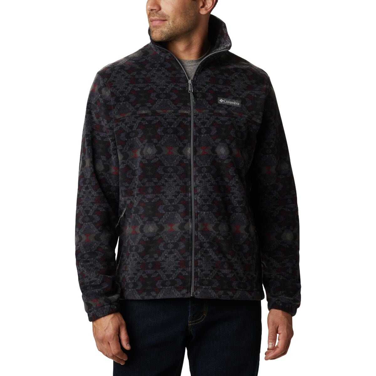 Steens Mountain Print Fleece Jacket - Men