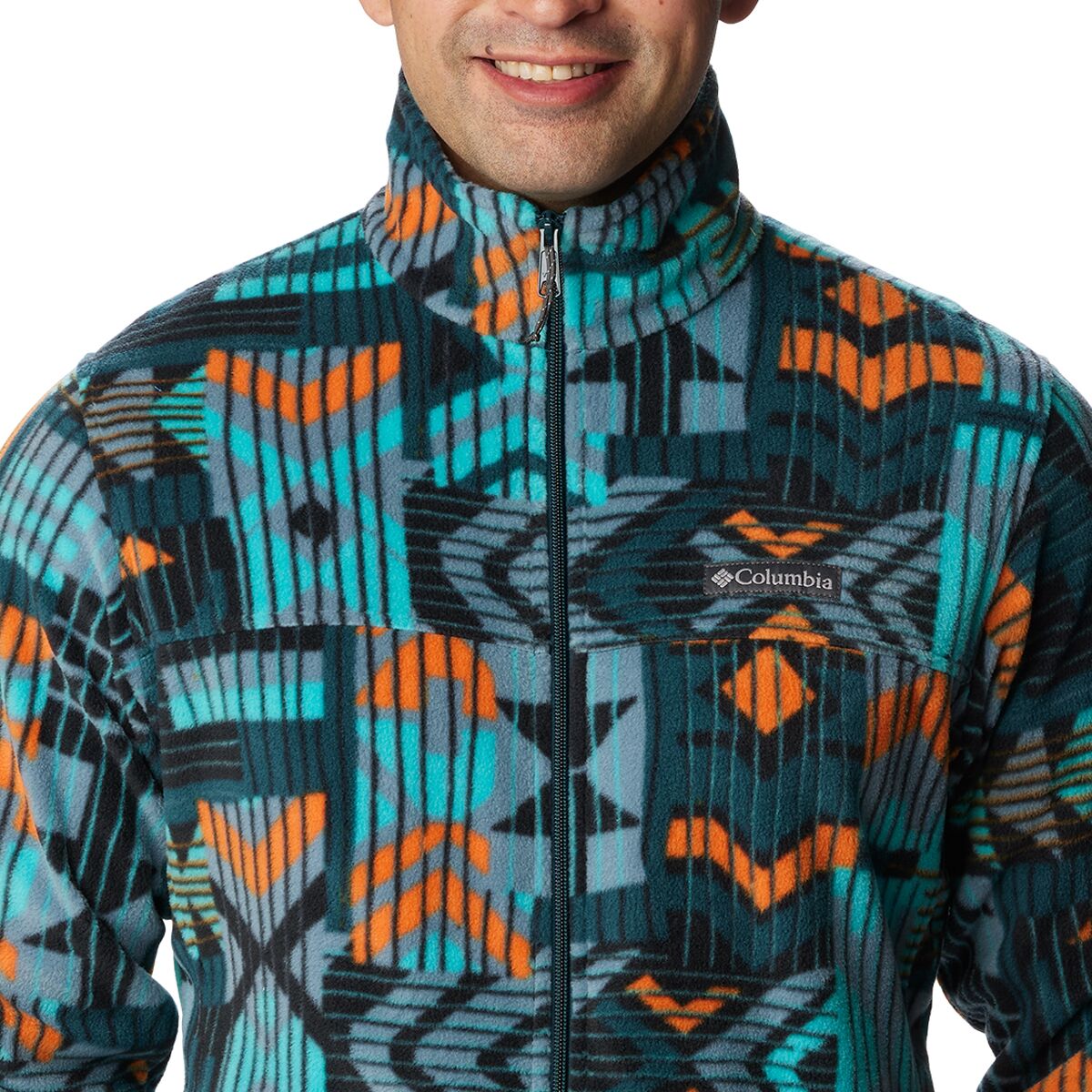 columbia patterned fleece