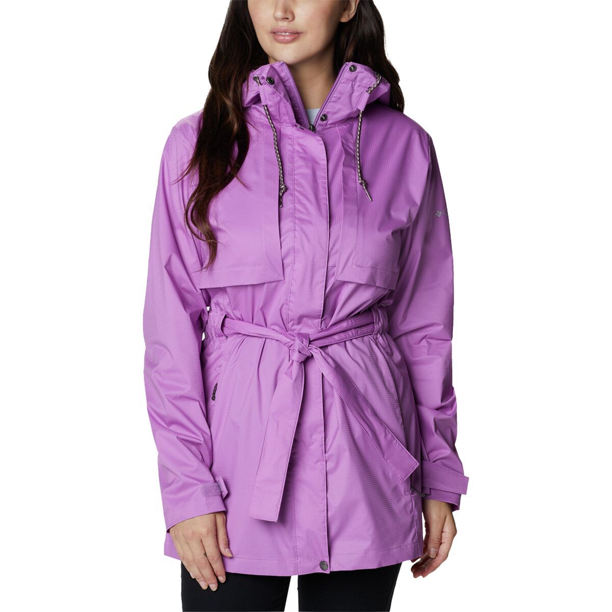 Columbia Pardon My Trench Rain Jacket - Women's Blossom Pink, M
