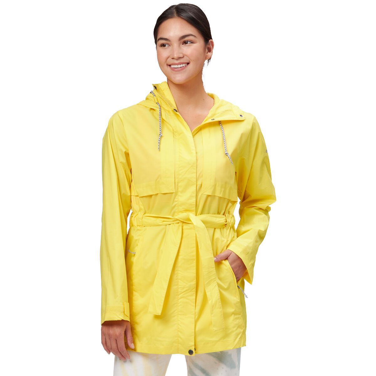 Columbia Pardon My Trench Rain Jacket - Women's Buttercup, XS