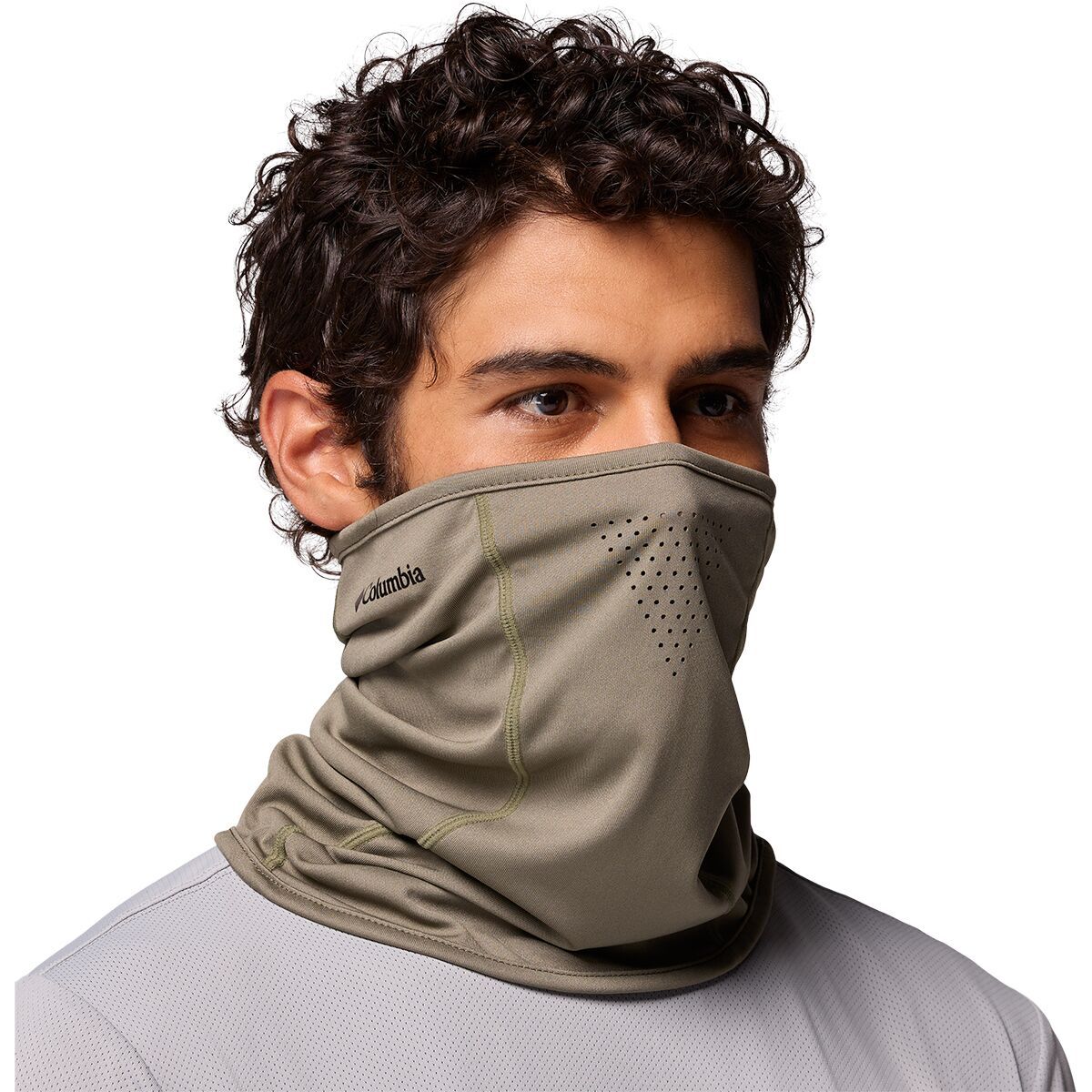 Image of Columbia Freezer Zero II Neck Gaiter Stone Green, L/XL