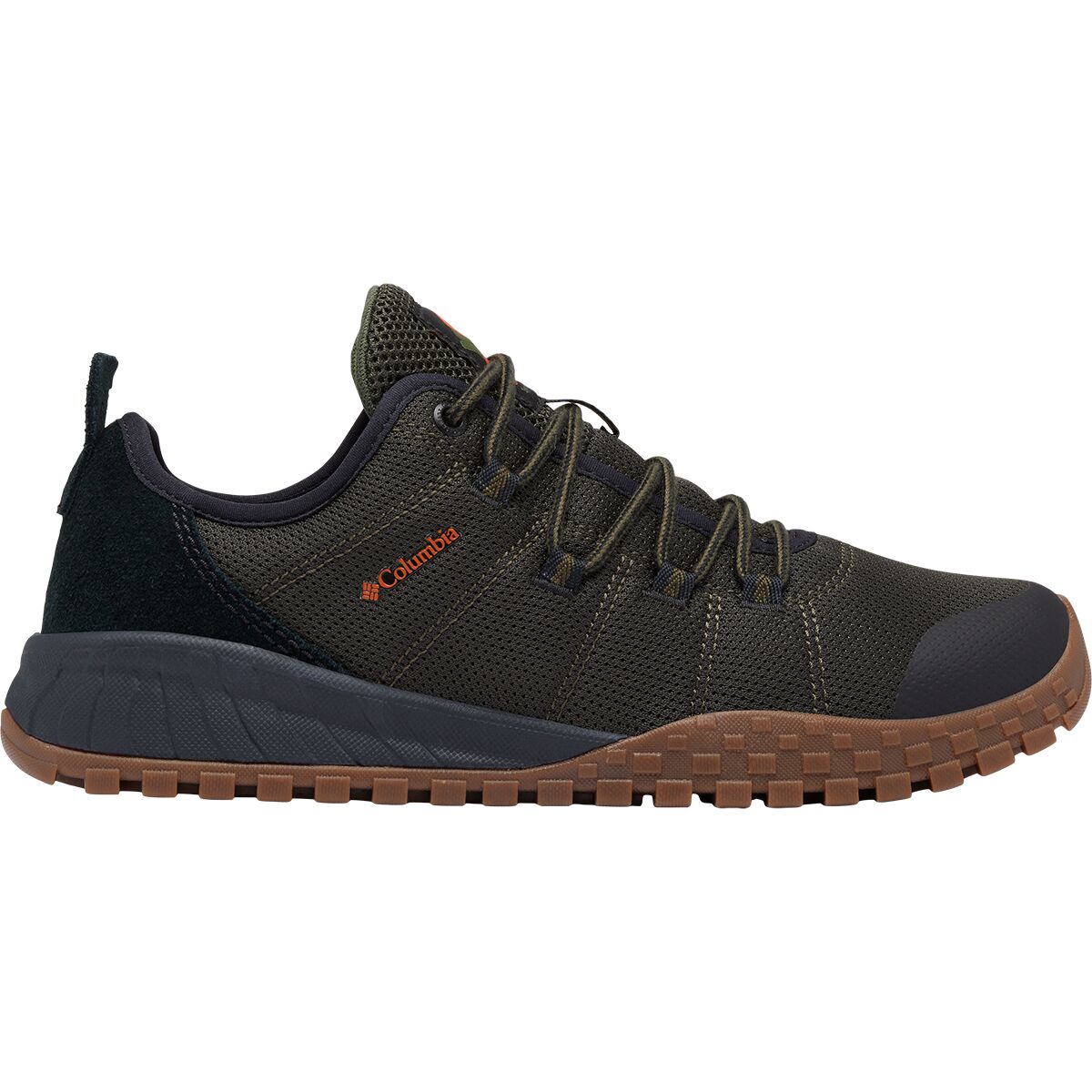 Image of Columbia Fairbanks Low Shoe - Men's Deep Olive/Desert Sun, 10.0