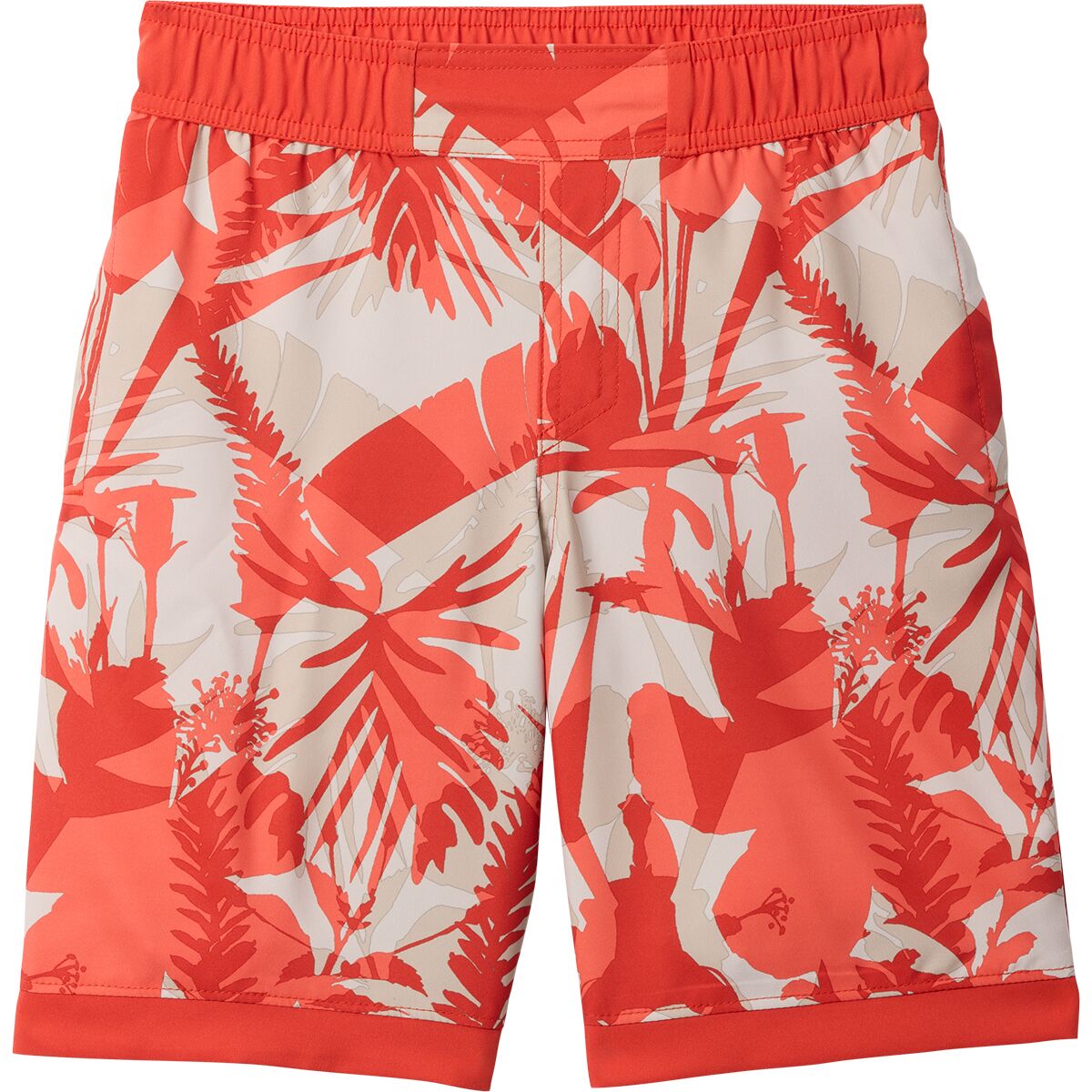 Image of Columbia Sandy Shores Boardshort - Boys' Super Sonic Botaniflage/Super Sonic, L