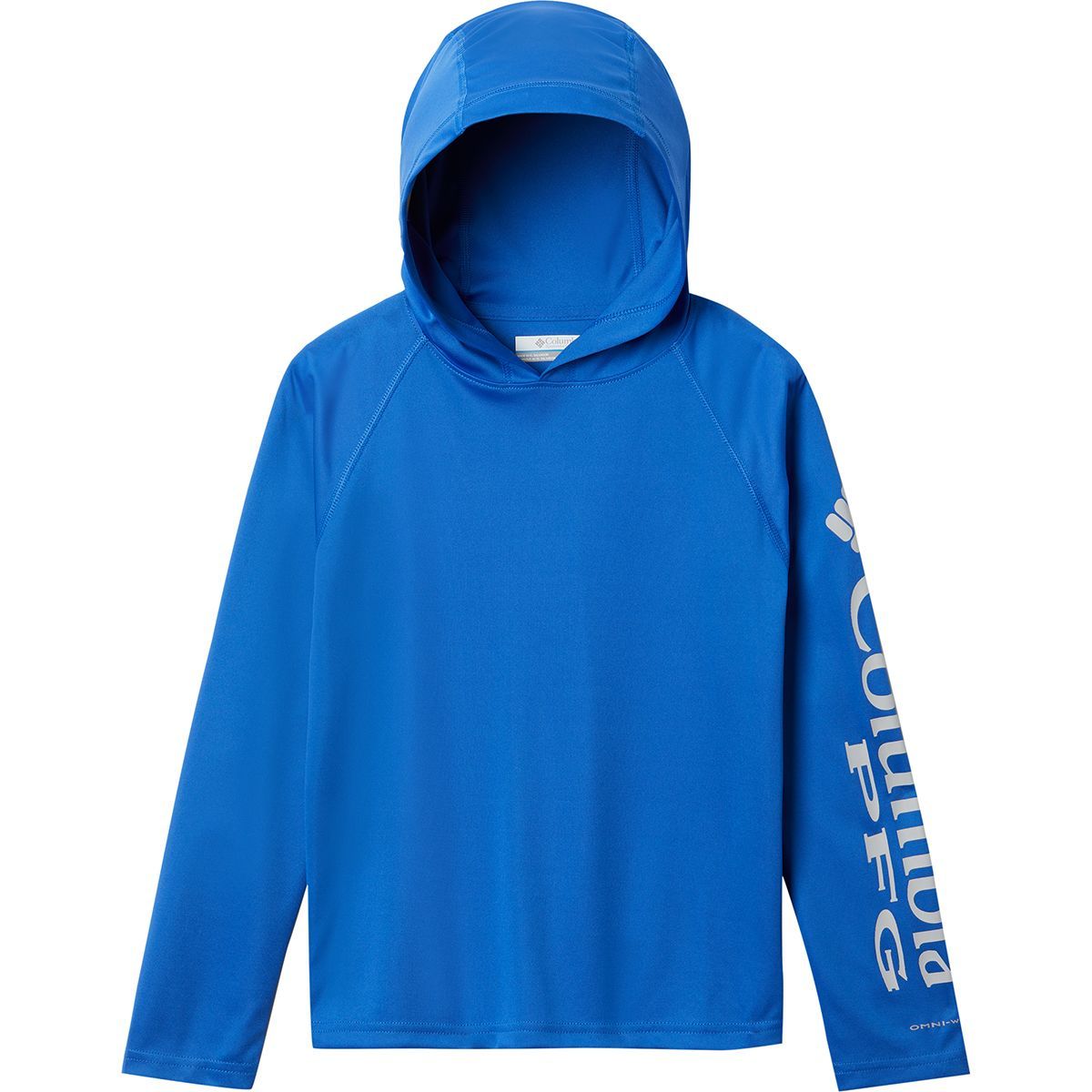Columbia Terminal Tackle Hooded Shirt - Boys' Vivid Blue, XS