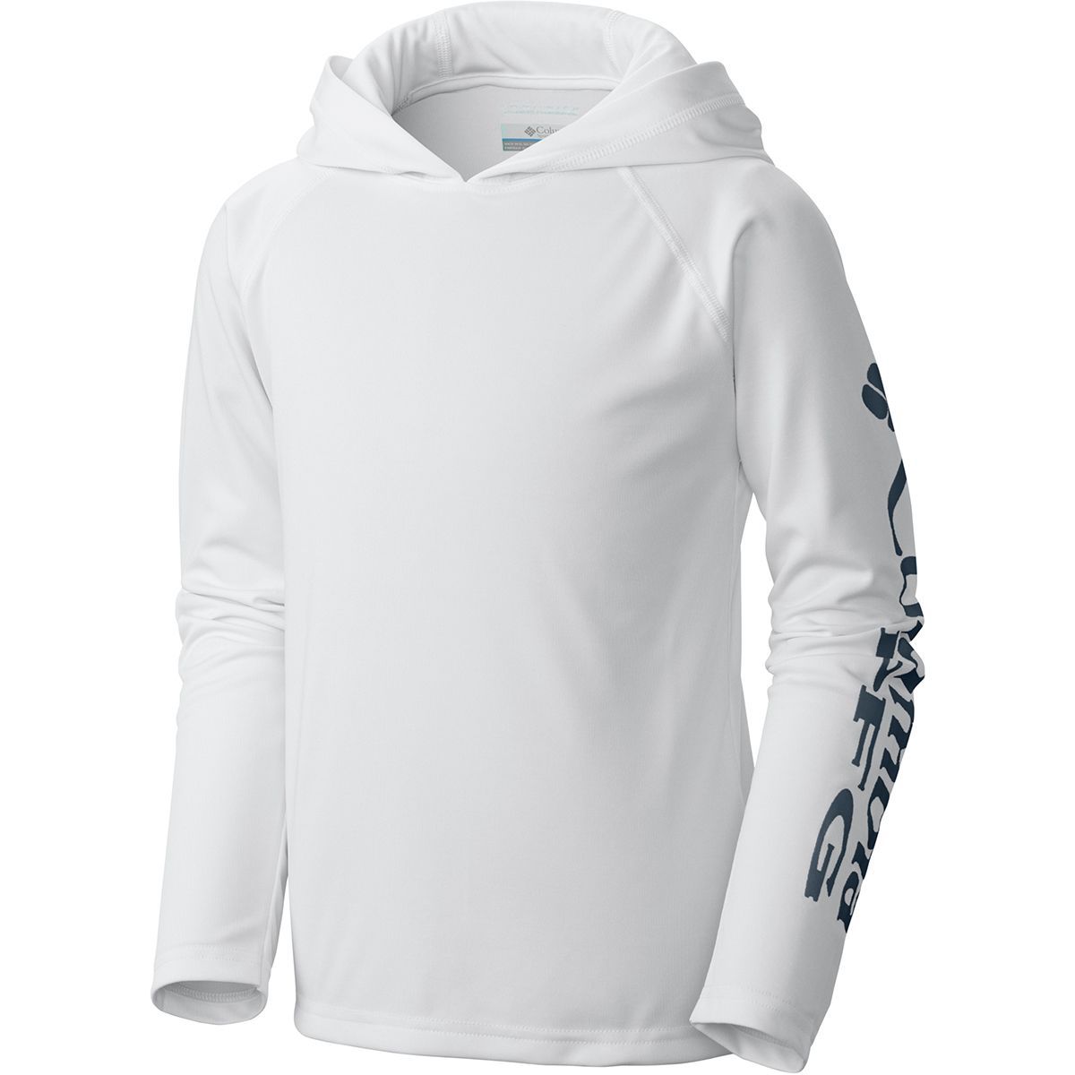 Columbia Terminal Tackle Hooded Shirt - Boys' White, M