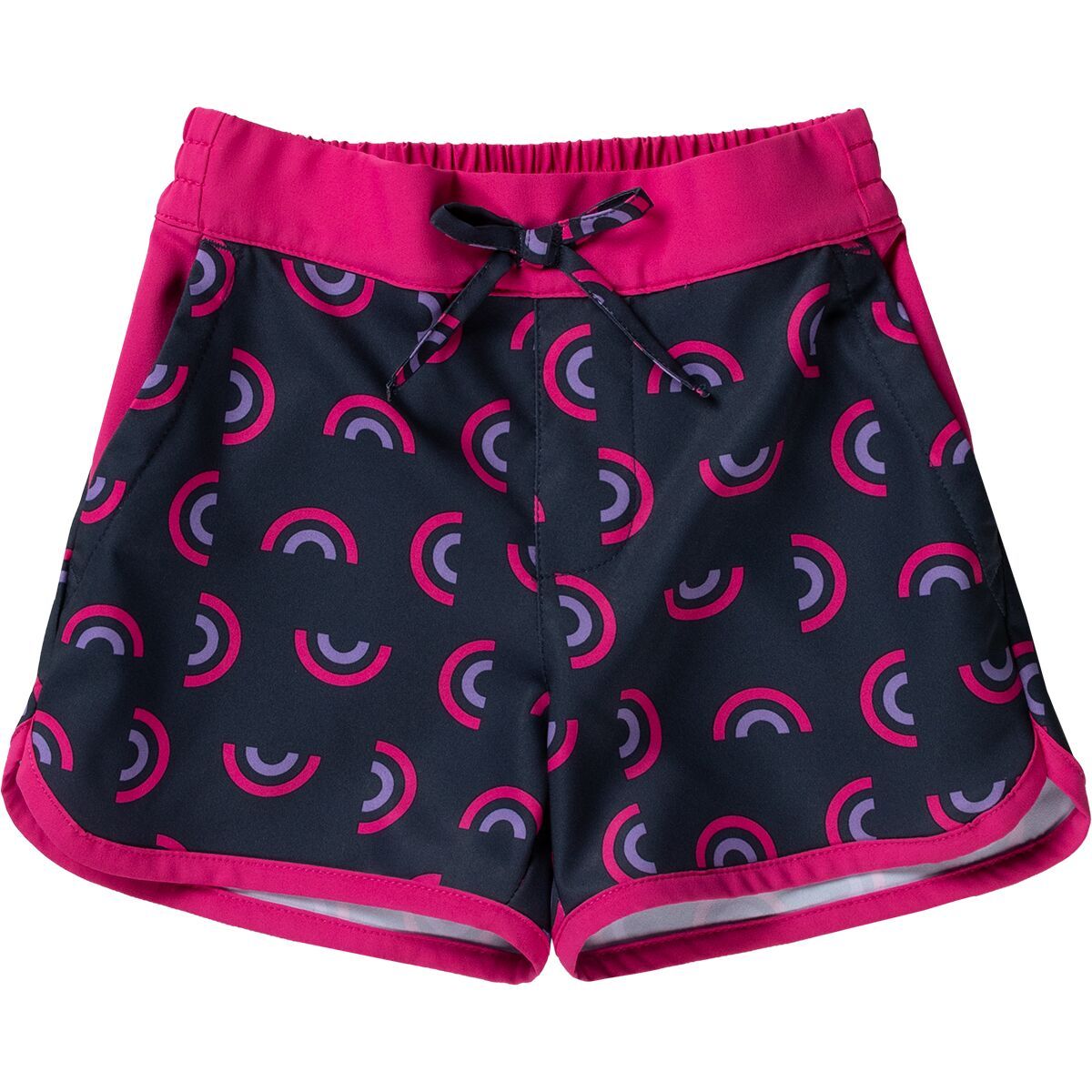 Columbia Sandy Shores Board Short - Toddler Girls' Nocturnal Rainbowy/Ultra Pink, 2T