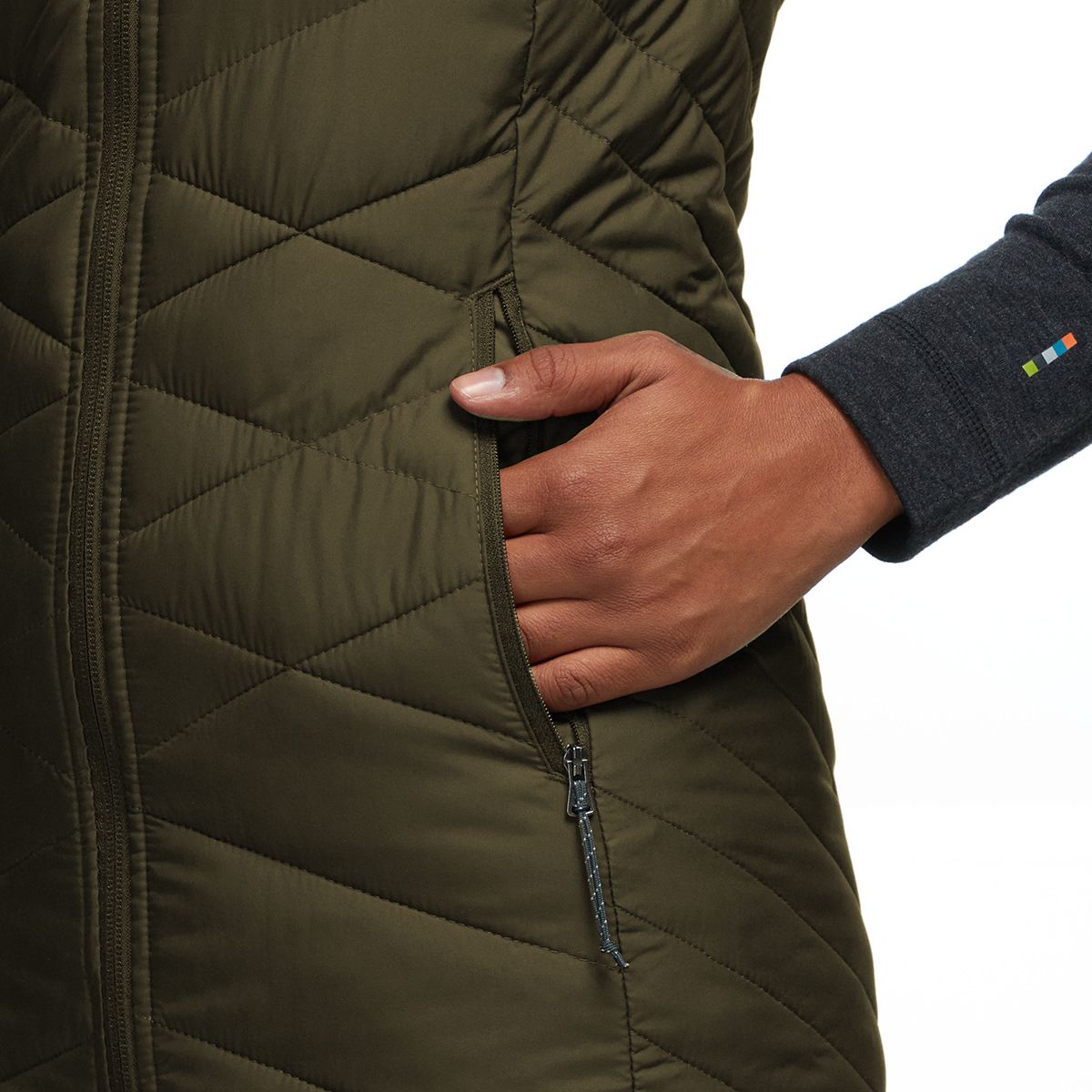 columbia heavenly long vest