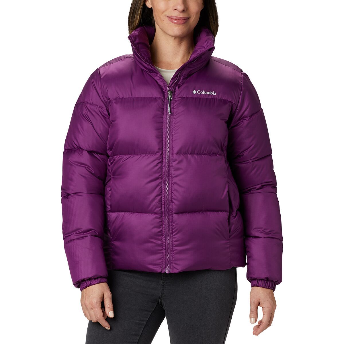 Columbia Puffect Insulated Jacket - Women's Plum, XS