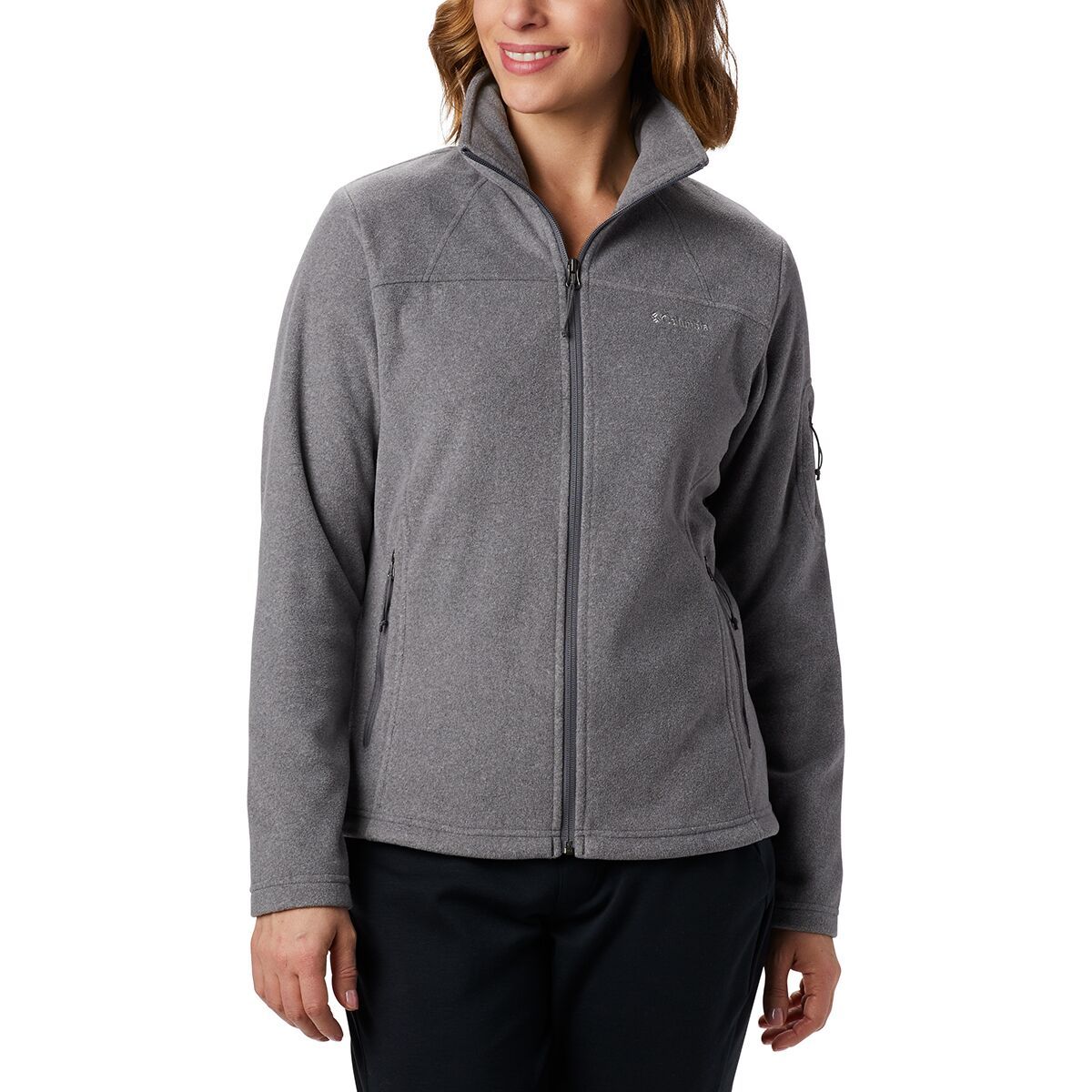 Image of Columbia Fast Trek II Fleece Jacket - Women's City Grey Heather, M