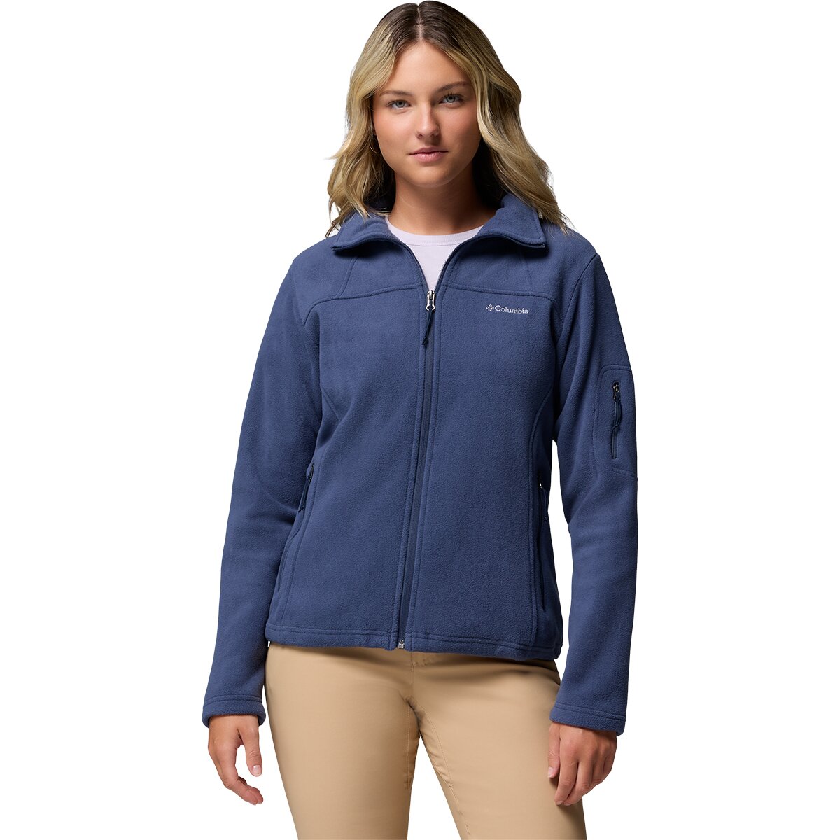 Image of Columbia Fast Trek II Fleece Jacket - Women's Nocturnal, XL