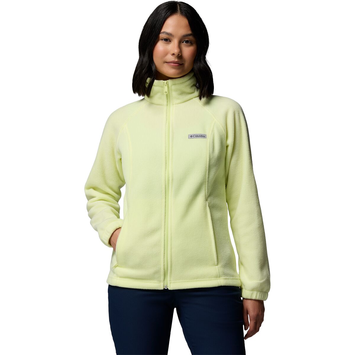 Image of Columbia Benton Springs Full-Zip Fleece Jacket - Women's Citron Haze, L