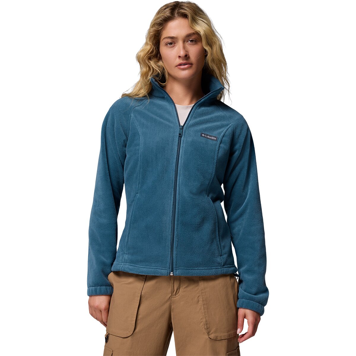 Image of Columbia Benton Springs Full-Zip Fleece Jacket - Women's Everblue, XS