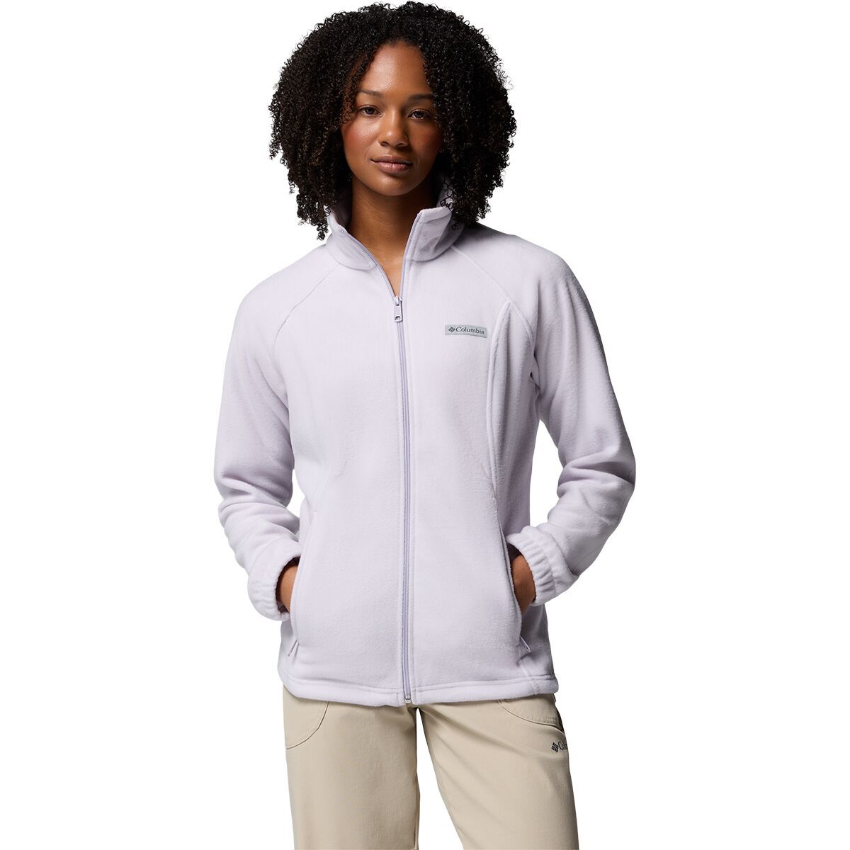 Image of Columbia Benton Springs Full-Zip Fleece Jacket - Women's Lavender Pearl, M