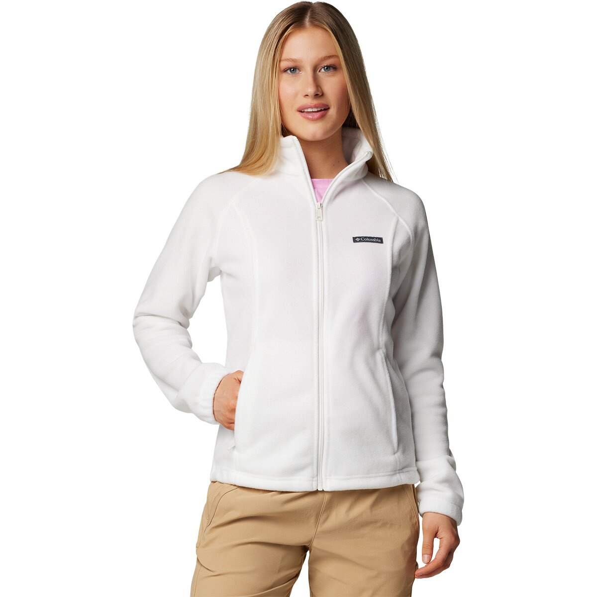 Image of Columbia Benton Springs Full-Zip Fleece Jacket - Women's Sea Salt, L